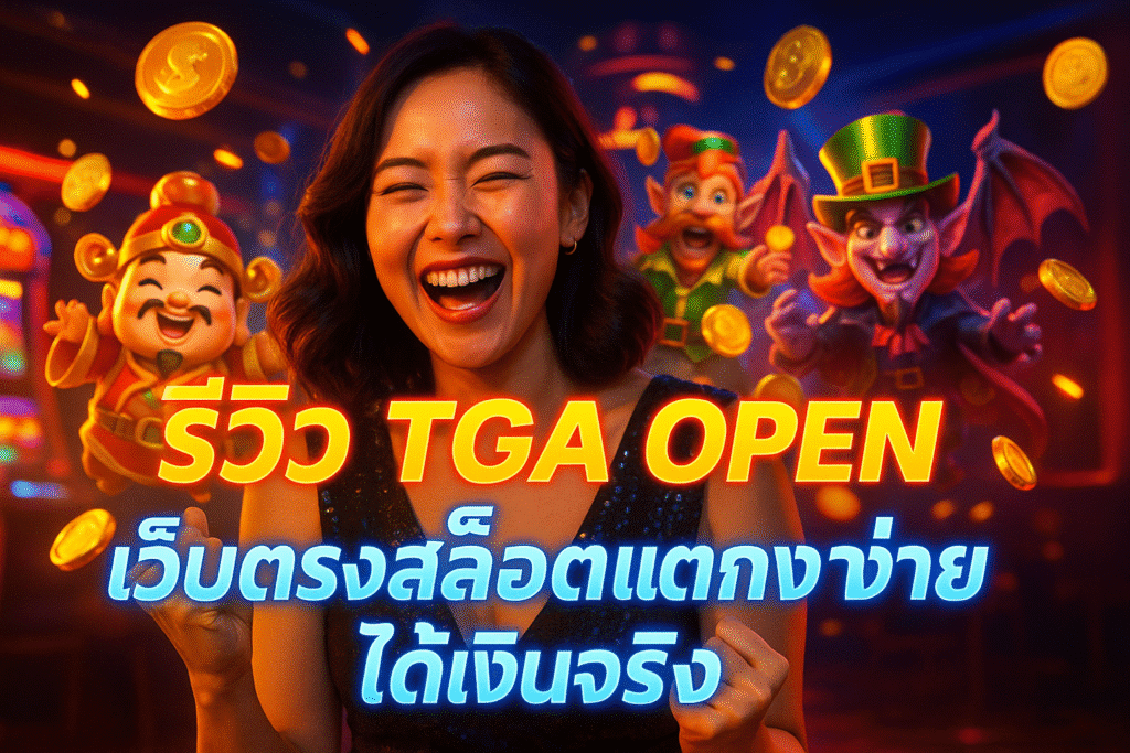 รีวิว TGA OPEN เว็บตรงสล็อตแตกง่ายได้เงินจริง