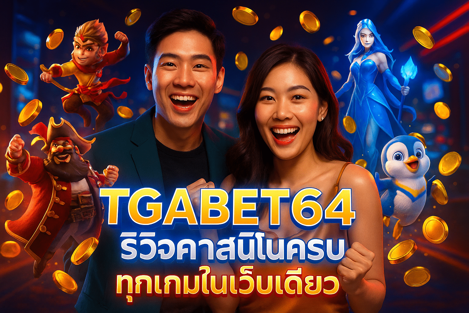 TGABET64 รีวิวคาสิโนครบ ทุกเกมในเว็บเดียว